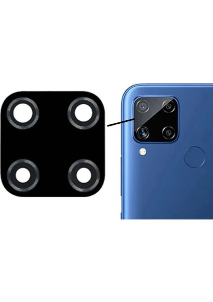 Realme C15 Kamera Lens Camı