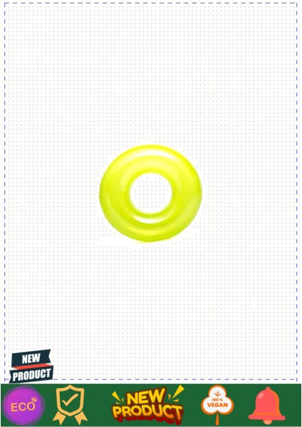 Şeffaf Simit 76 cm Çok Renkli Eğitici Çocuk Oyuncakları