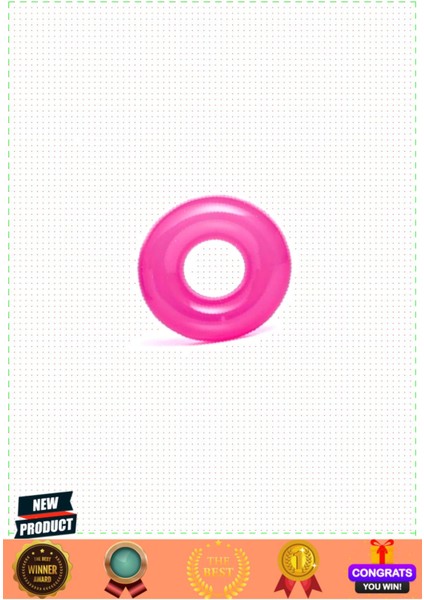 Şeffaf Simit 76 cm Çok Renkli Eğitici Çocuk Oyuncakları