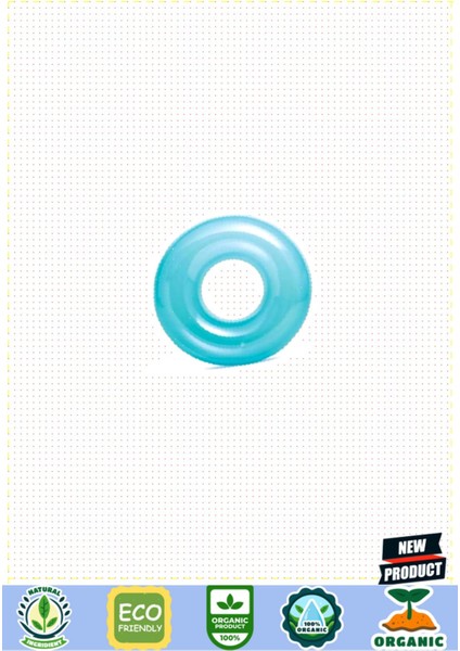 Şeffaf Simit 76 cm Çok Renkli Eğitici Çocuk Oyuncakları