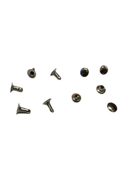 Rivet Perçin - 7mm, Nikel, 1000 Adet