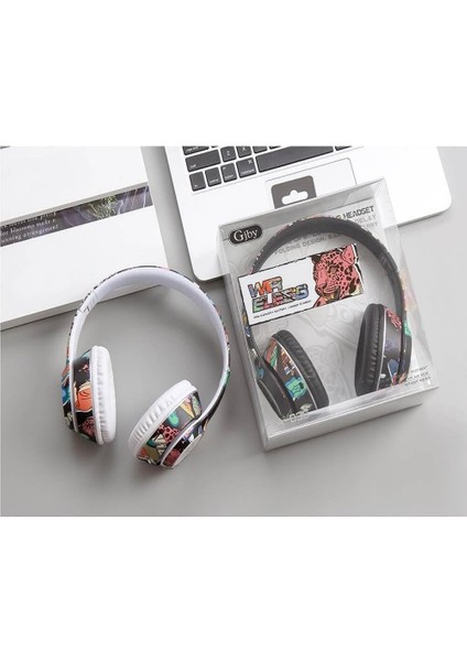 Kablosuz Bluetooth Kulaklık | Katlanabilir Tasarım | Mikrofonlu | Oyun Kulaklığı | 40 mm Sürücü