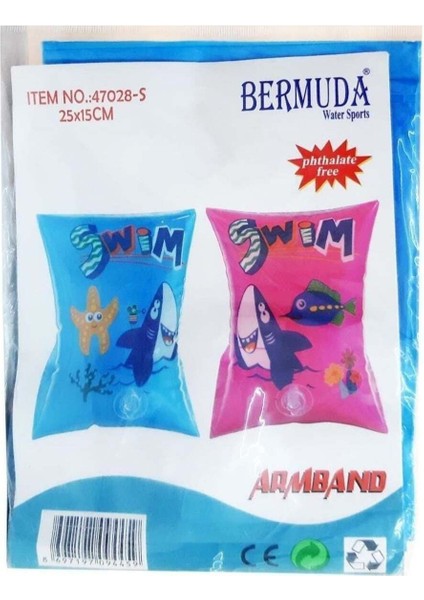 Çok Renkli Jaws Desenli Kolluk 25X15 cm - Eğlenceli Tasarım fiyatları