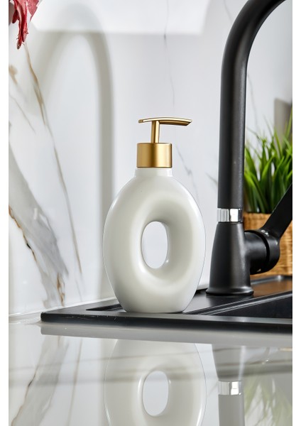 Lüx Porselen Banyo ve Mutfak Sıvı Sabunluk Deterjanlık modelleri