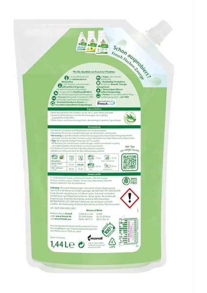 Sıvı Çamaşır Deterjanı Aloe Veralı 24 Yıkama