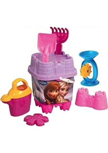 Frozen Temalı Büyük Kale ve Kova Seti, Eğlenceli Oyunlar Için Ideal!