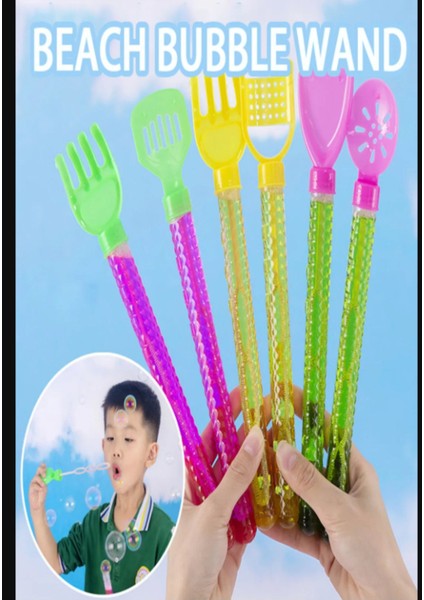 Renkli 3'lü Köpük Baloncuk Üfleme Seti, Eğlenceli ve Renkli Oyun Deneyimi