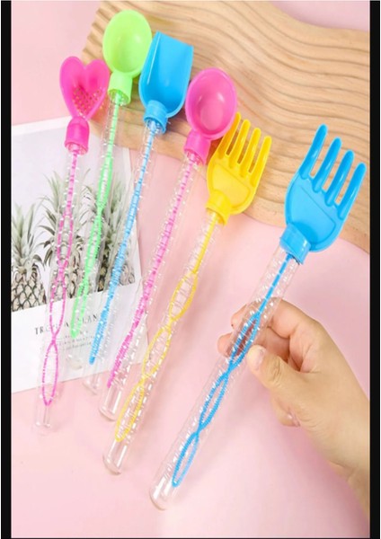 Renkli 3'lü Köpük Baloncuk Üfleme Seti, Eğlenceli ve Renkli Oyun Deneyimi fırsatları