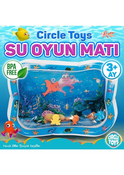 Mavi Su Oyun Matı, Çocuklar Için Güvenli ve Eğlenceli Oyun Alanı