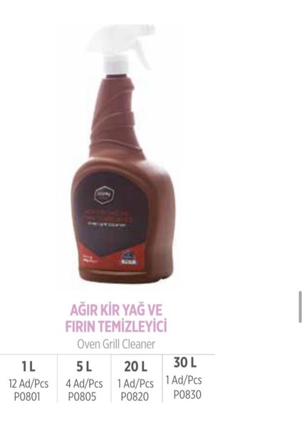 Tr Ağır Kir ve Fırın Temizleme 1lt Sınıf 8 Aşındırıcı Maddeler Https://cdn.dsmcdn.com/spm-Attribute