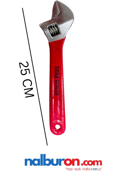 Tiger Kıngın Kurbağaçık Anahtar Pvc Kaplama 10"
