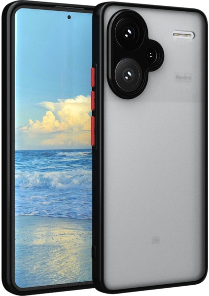 Xiaomi Redmi Note 13 Pro Plus Kılıf Montreal Silikon Kapak - Siyah Inslm