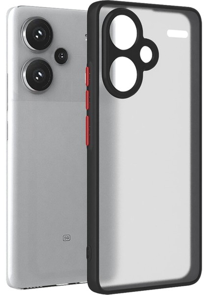 Xiaomi Redmi Note 13 Pro Plus Kılıf Montreal Silikon Kapak - Siyah Inslm