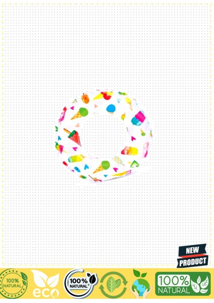 Renkli 61 cm Simit Çocuk Eğitici Oyuncak Seti, 5 Litre Kapasiteli fırsatları