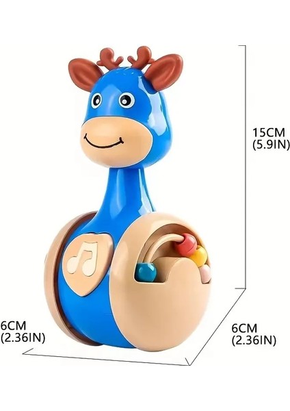 Devrilmeyen Sevimli Geyik Oyuncağı (Bebeğinizin Oyun Arkadaşı)