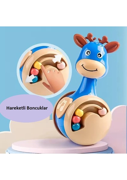 Devrilmeyen Sevimli Geyik Oyuncağı (Bebeğinizin Oyun Arkadaşı)