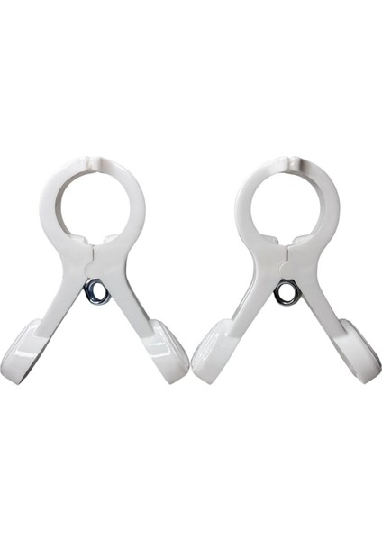 Iki Adet Çok Amaçlı Plaj ve Bahçe Sabitleyici, Beyaz