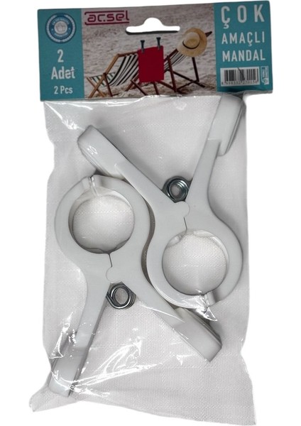 Iki Adet Çok Amaçlı Plaj ve Bahçe Sabitleyici, Beyaz indirimleri