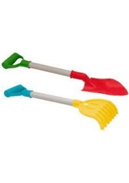 Iş ve Bahçe Için Dayanıklı Plastik Tırmık ve Kürek Seti, Pratik Kullanım Sağlar