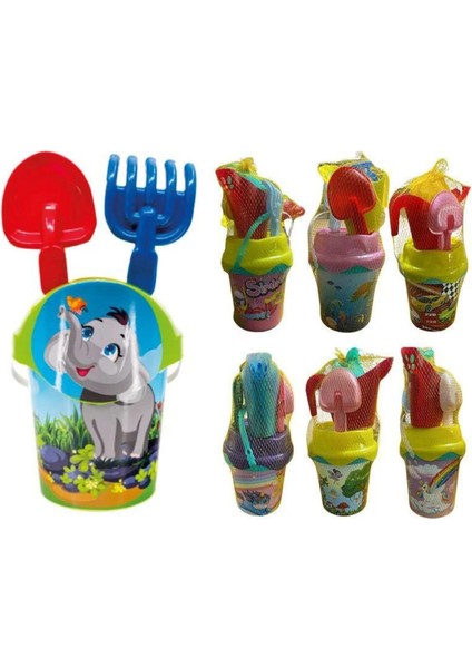 19CM Aksesuarlı Deniz ve Plaj Kum Kovası Oyun Seti, Eğlenceli ve Kullanışlı