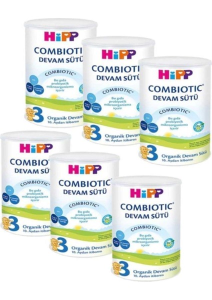 Organik Combiotic Devam Sütü 3 Numara 350 gr x 6 Adet