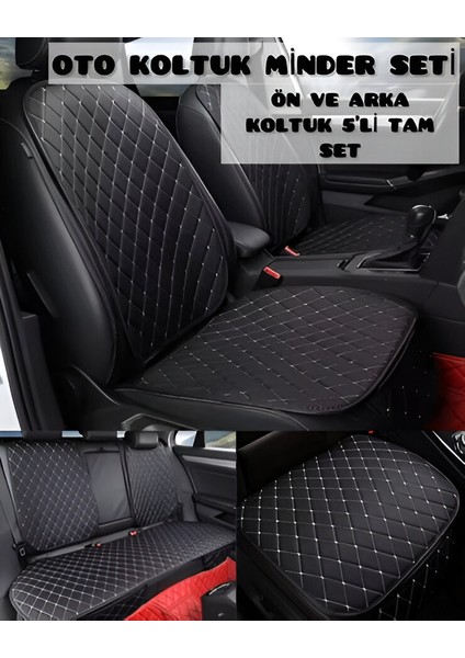 Opel Astra L Tay Tüyü Oto Koltuk Minder Seti - Koltuk Koruma Kılıfı (Ön-Arka Tam Set 5'li)