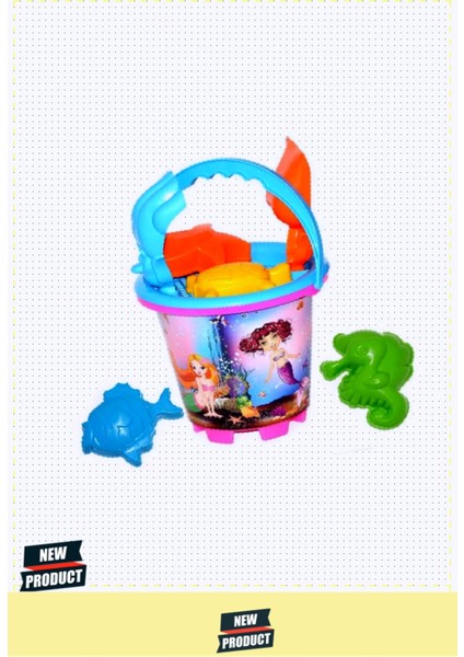 Sevimli 5l Çocuk Kova, Renkli ve Eğlenceli Öğrenme Oyuncakları