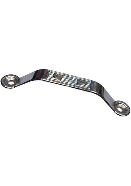 Dekoratif Zamak Kulp Dıştan - 64MM, Nikel, 100 Adet