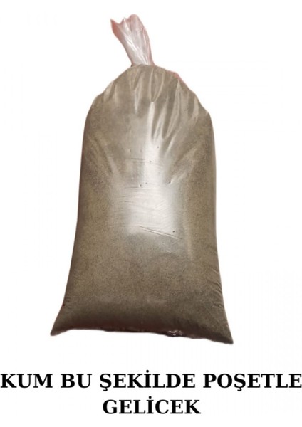 Gri Deniz Kumu 4 Kg, Oyun ve Plaj Alanları Için Uygun, Temiz ve Yumuşak Kumsal Malzemesi