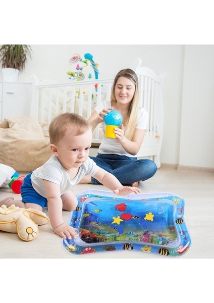 Renkli Çocuk Su ve Oyun Matı, Eğlenceli Aktivite ve Havuz Seti fırsatları