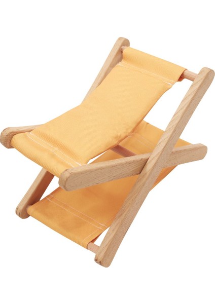 Katlanabilir Ahşap Kitap Desteği, Pastel Sarı, Şık ve Kullanışlı Tasarım