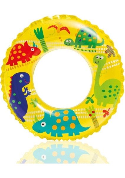 Renkli Çocuk Plaj Simidi, Hayvan Figürlü, 61 Cm, Eğlenceli Yaz Aktiviteleri