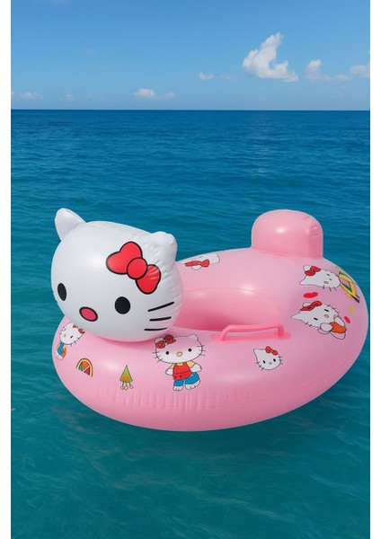 Cn Hello Kitty Bebek Çocuk 0-5 Yaş Deniz Simidi 0 - 1 Yaş Pembe