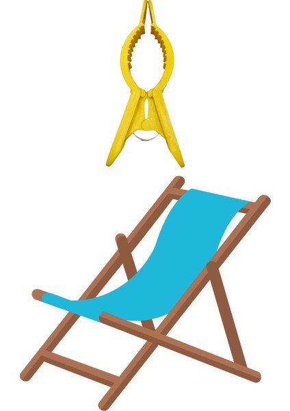 4'lü Büyük Boy Plaj Havlu Mandalı, Çok Amaçlı Sabitleyici, Renkli, Dayanıklı fiyatları