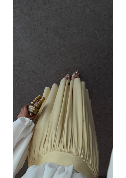 Premium Maxi Sarı Etek fırsatları