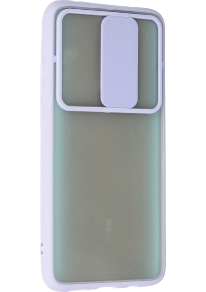 Xiaomi Redmi Note 8 Pro Kılıf Palm Buzlu Kamera Sürgülü Silikon - Lila Drstr