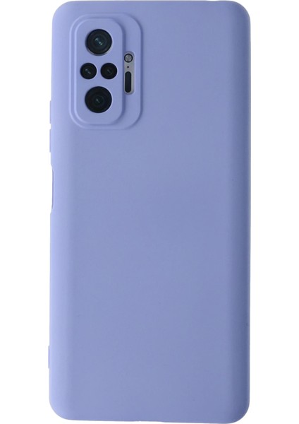 Xiaomi Redmi Note 10 Pro Kılıf Nano Içi Kadife Silikon - Lila Drstr