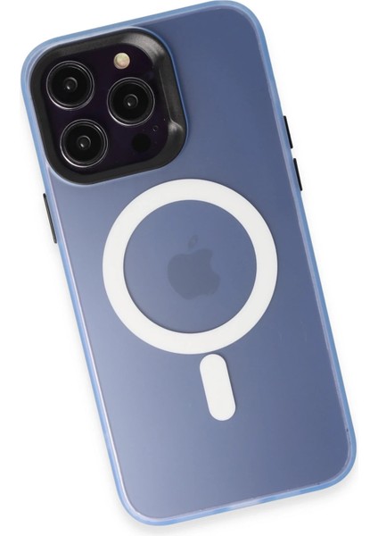 Iphone 13 Pro Max Kılıf Mateks Magsafe Kapak - Sierra Blue Drstr