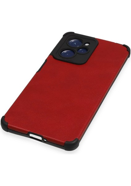 Xiaomi Redmi Note 12 Pro 5g Kılıf Loop Deri Silikon - Kırmızı Drstr