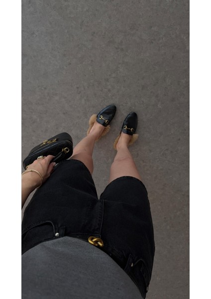 Şehir Boy Antrasit Denim Şort fırsatları