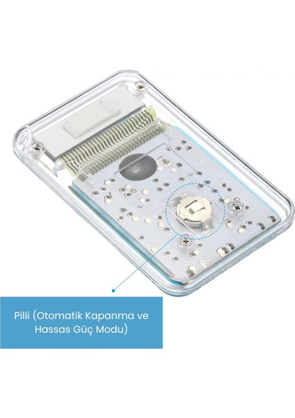 8 Haneli Mini Şeffaf Renkli Dijital Ofis Cep Hesap Makinesi fırsatları