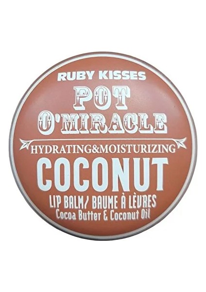 Pot O’miracle Lip Emollient - Coconut - 10 gr