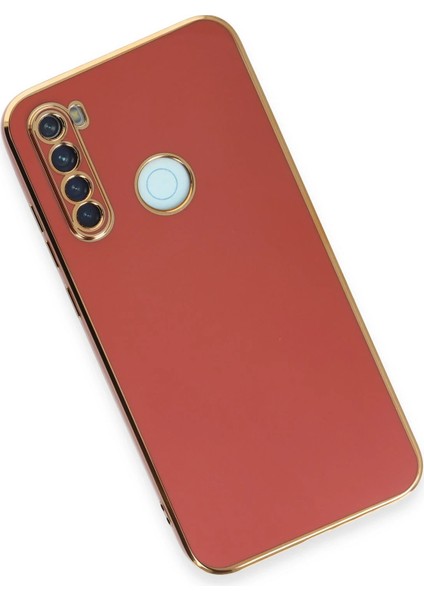 Xiaomi Redmi Note 8 Kılıf Volet Silikon - Kırmızı Drstr