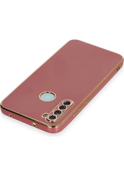 Xiaomi Redmi Note 8 Kılıf Volet Silikon - Kırmızı Drstr