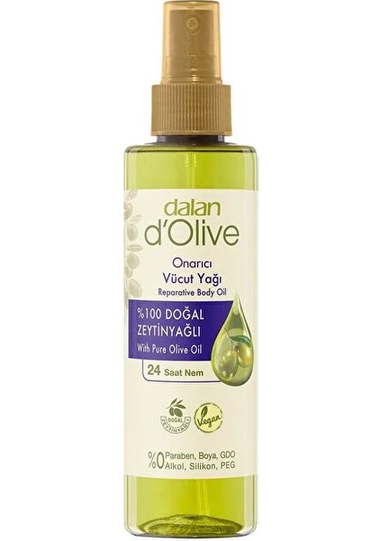 D'olive Onarıcı Vücut Yağı - - 200 ml