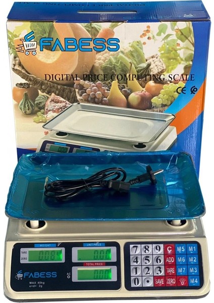 Dijital Göstergeli Elektronik Bakkal Kasap Manav Terazisi 40 kg fiyatları
