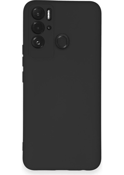 Tecno Pova Neo Kılıf Nano Içi Kadife Silikon - Siyah Drstr