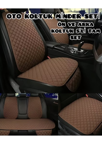 Volvo S90 Tay Tüyü Oto Koltuk Minder Seti - Koltuk Koruma Kılıfı (Ön-Arka Tam Set 5'li)