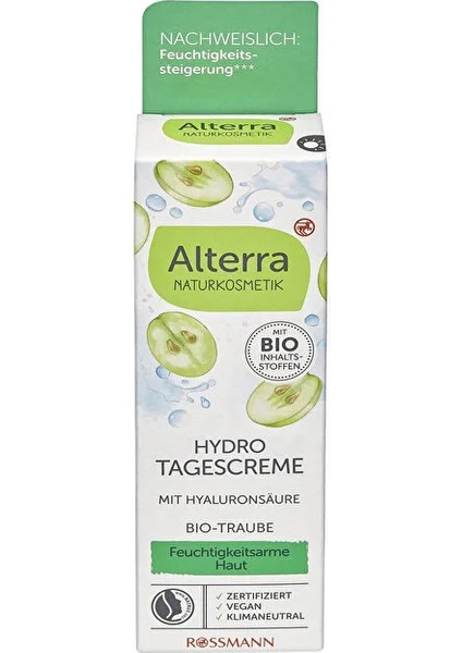 Gündüz Bakım Kremi - Su Bazlı Üzüm & Beyaz Çay Içerikli - 50 ml
