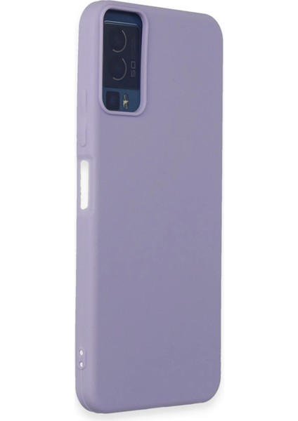 General Mobile Gm 23 Kılıf First Silikon - Lila Drstr
